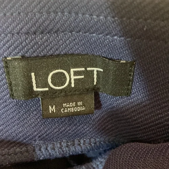 NWOT - Loft Cropped Wide-Leg Pants - Picture 4 of 5